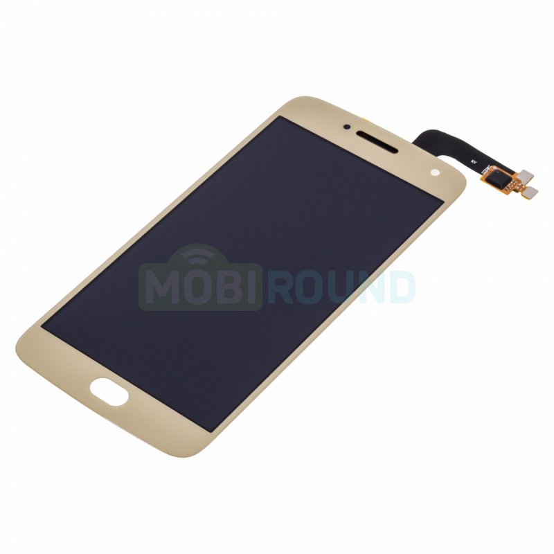 Дисплей для Motorola Moto G5 Plus (в сборе с тачскрином) золото, TFT