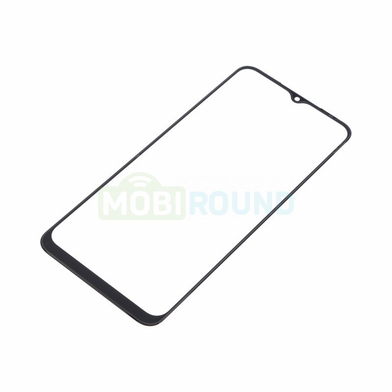 Стекло модуля для Samsung A226 Galaxy A22s 5G, черный, AA
