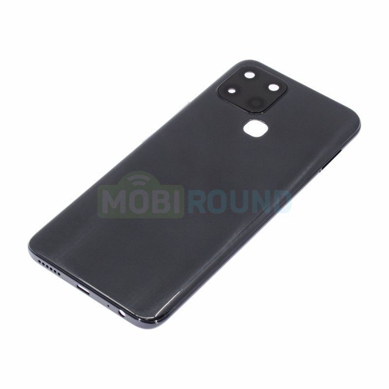Задняя крышка для Infinix Smart 6, черный, AAA