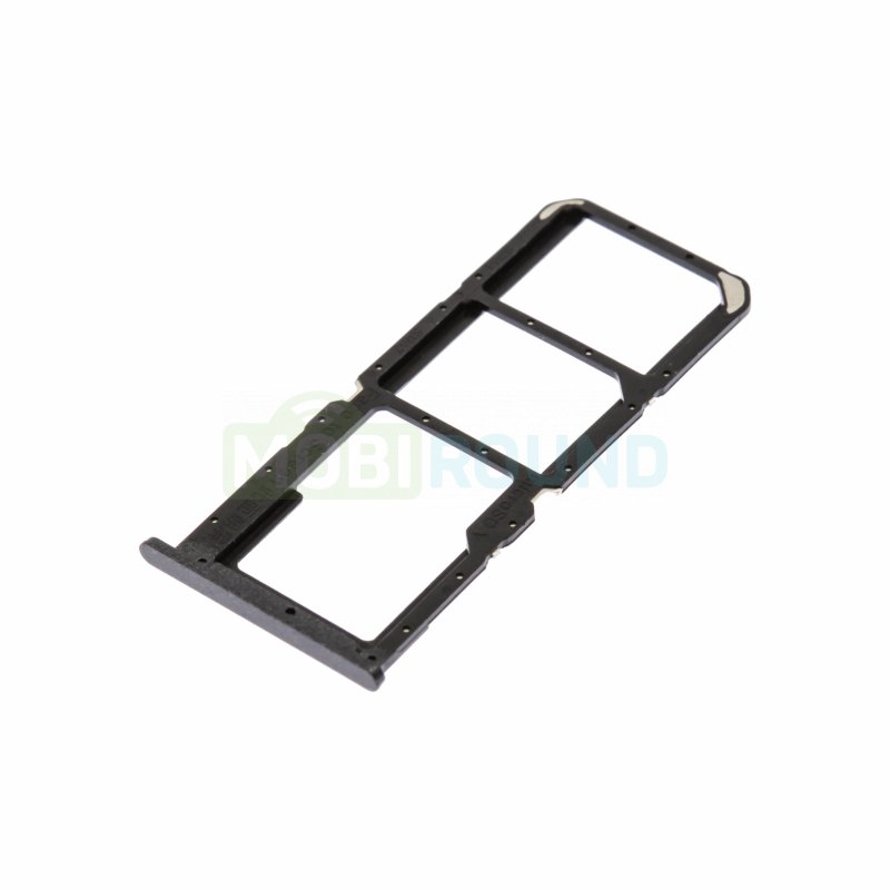 Держатель сим карты (SIM) для Realme 8i 4G, черный