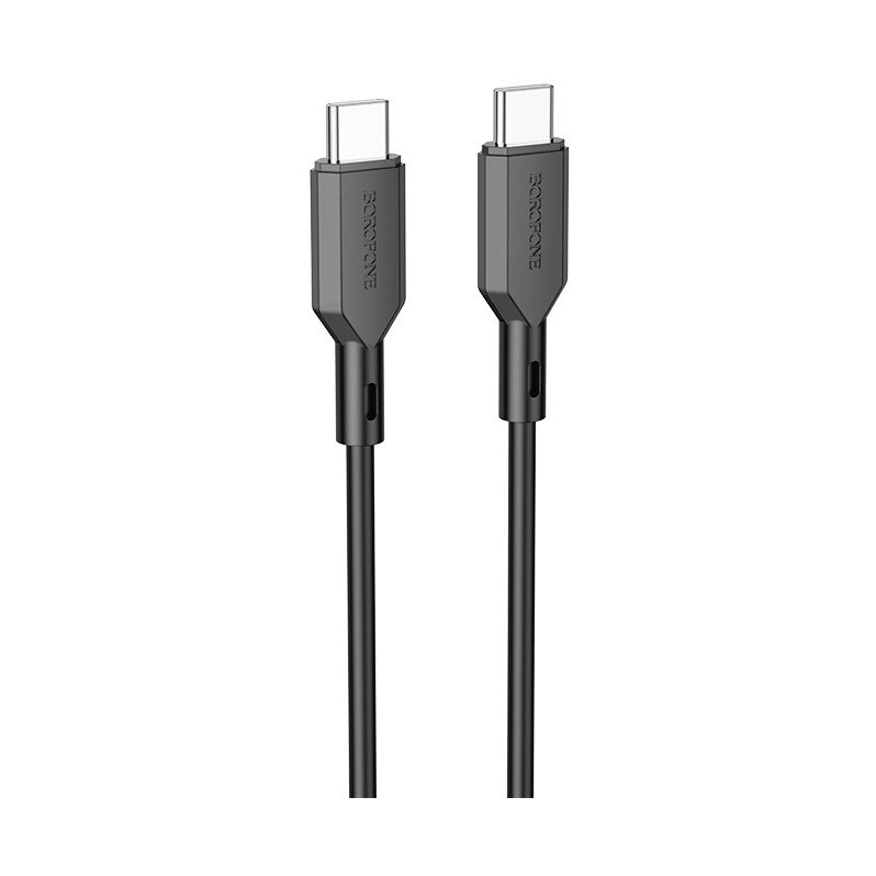 Дата-кабель Borofone BX70 Type-C-Type-C (60 Вт) 1 м, черный
