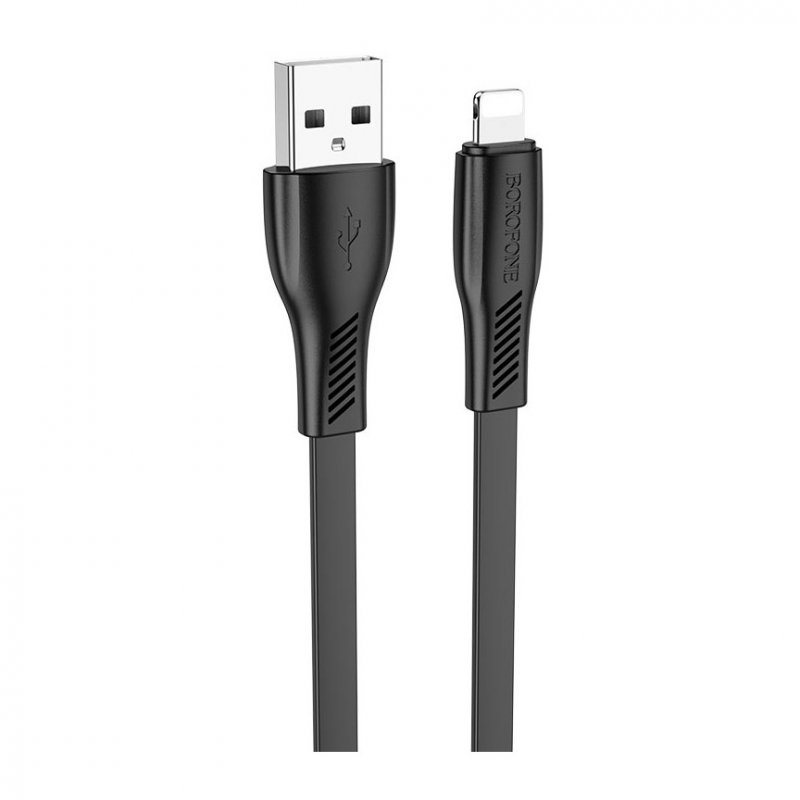 Дата-кабель Borofone BX85 USB-Lightning, 1 м, черный