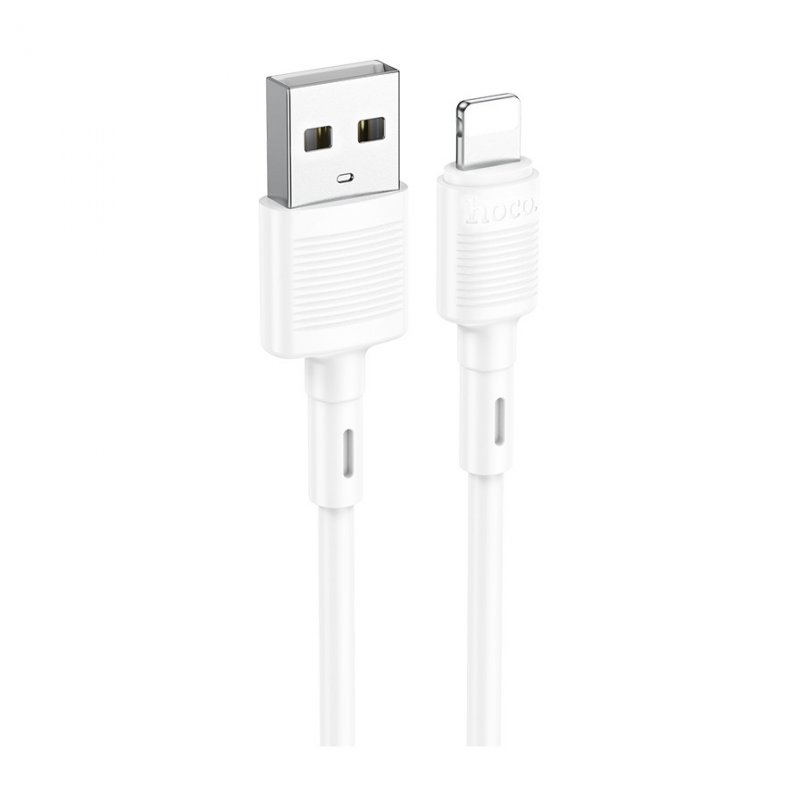 Дата-кабель Hoco X83 USB-Lightning, 1 м, белый