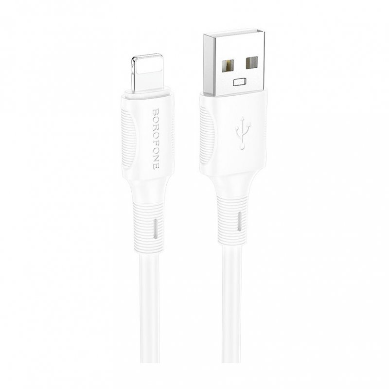 Дата-кабель Borofone BX80 USB-Lightning, 1 м, белый