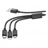 Дата-кабель Hoco X74 USB-Type-C/MicroUSB/Lightning, 1 м
