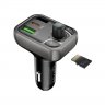 Автомобильное зарядное устройство (АЗУ) Borofone BC38 (2 USB / MicroSD / FM-трансмиттер / Type-C / Bluetooth), 1.5 А