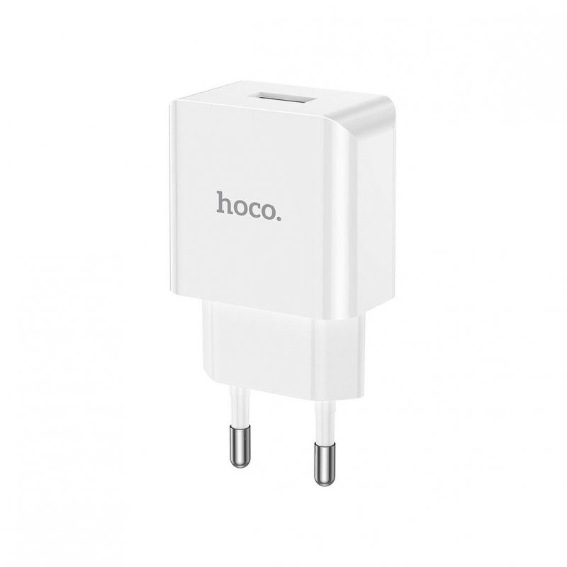 Сетевое зарядное устройство (СЗУ) Hoco C106A (USB) 2.1 А, белый