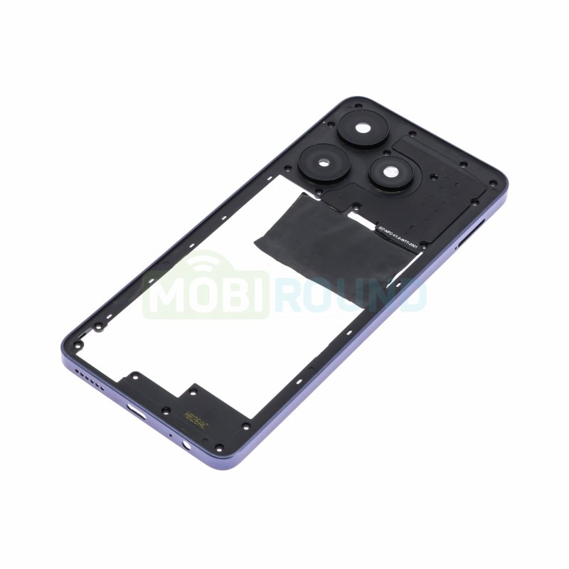 Средняя часть корпуса для Tecno Spark 10 Pro, черный