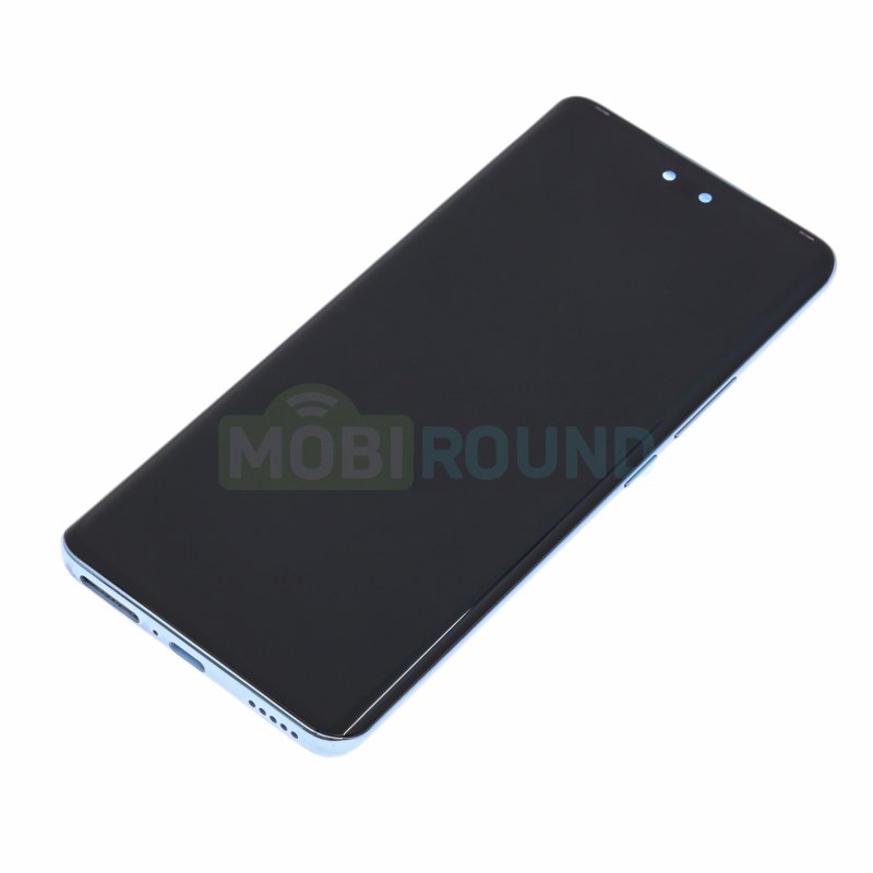 Дисплей для Xiaomi 13 Lite (в сборе с тачскрином) в рамке, голубой, 100%