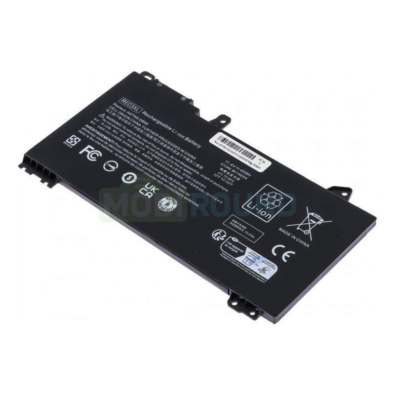 Аккумулятор для ноутбука HP ProBook 440 G6 / ProBook 450 G7 (RE03XL) 11.4 В, 3740 мАч