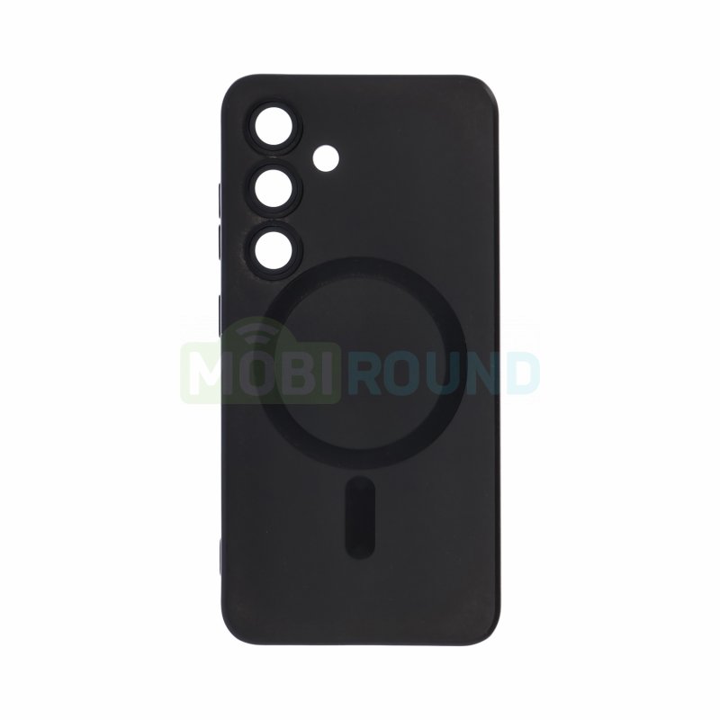 Силиконовый чехол Activ SM020 (MagSafe) для Samsung S921 Galaxy S24, черный