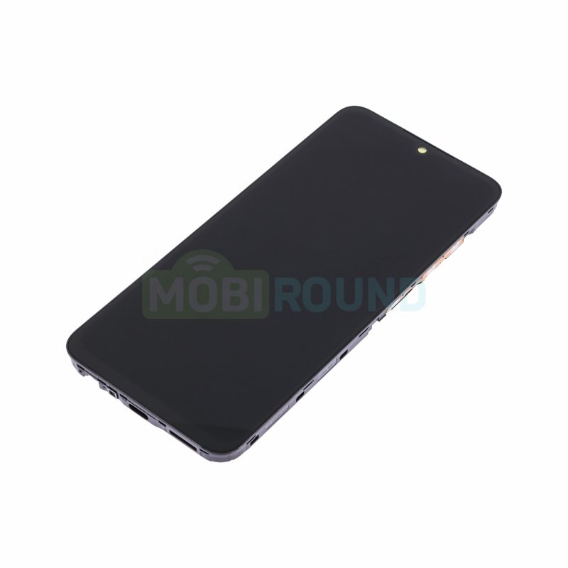 Дисплей для Samsung A057 Galaxy A05s 4G (в сборе с тачскрином) в рамке, черный, 100%