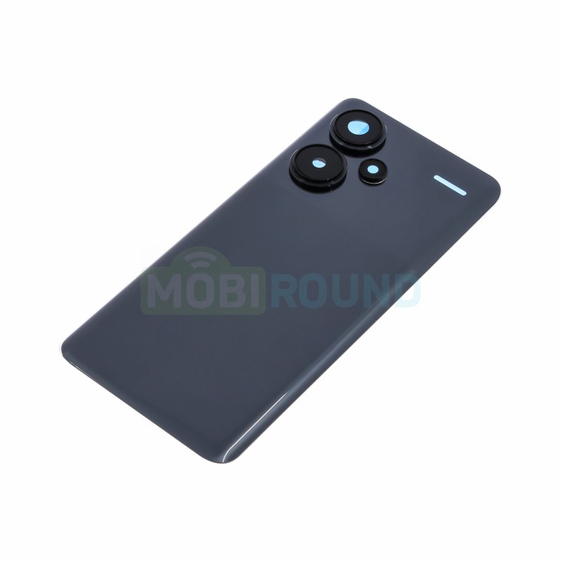 Задняя крышка для Xiaomi Redmi Note 13 Pro Plus 5G, черный, AAA
