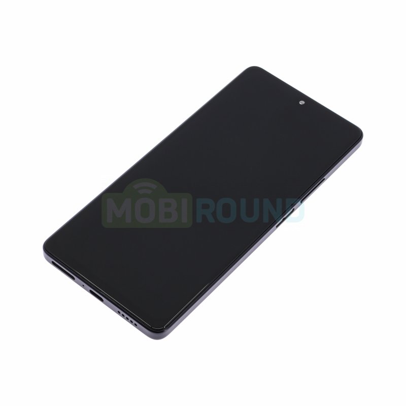 Дисплей для POCO F5 5G (в сборе с тачскрином) в рамке, черный, AA