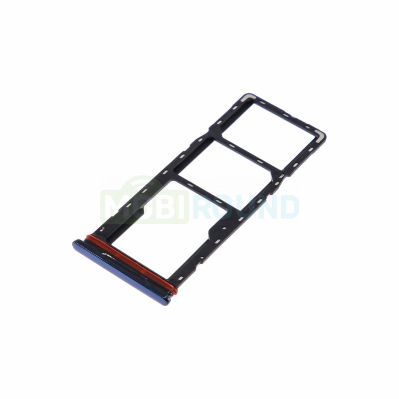 Держатель сим карты (SIM) для Tecno Spark 8T, черный