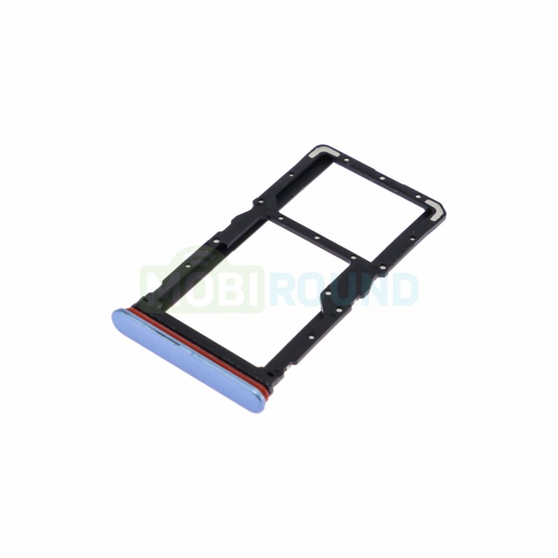 Держатель сим карты (SIM) для Realme 10 Pro 5G, голубой