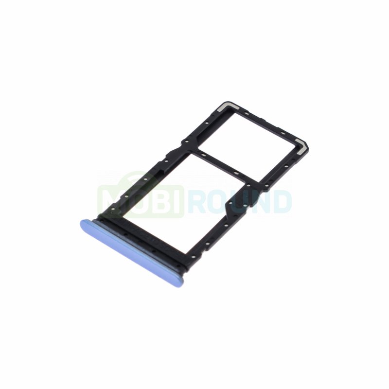Держатель сим карты (SIM) для Xiaomi Redmi 12 4G, голубой