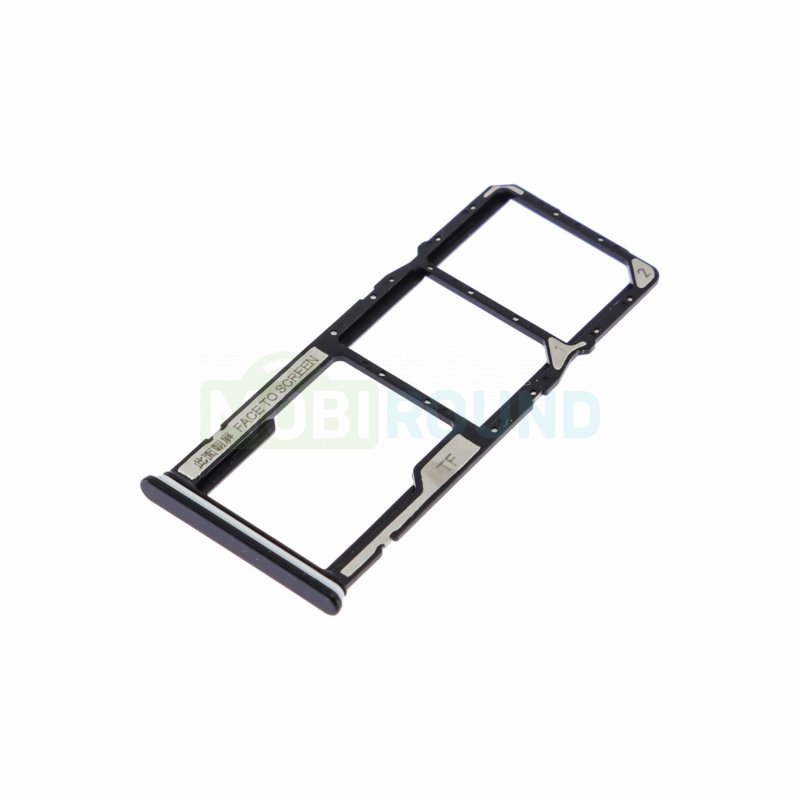 Держатель сим карты (SIM) для POCO C51, черный