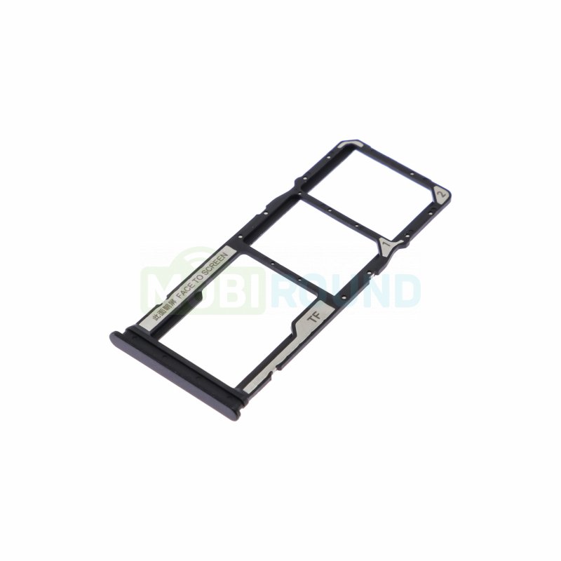 Держатель сим карты (SIM) для Xiaomi Redmi 13C 4G / POCO C65 4G, черный
