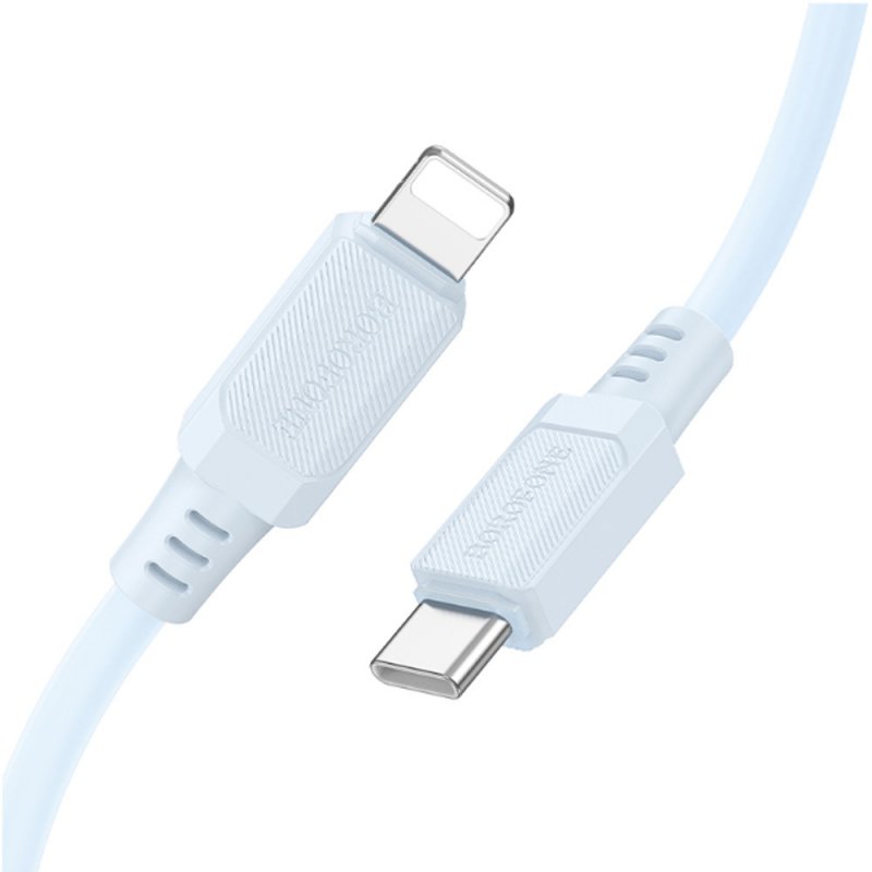 Дата-кабель Borofone BX115 Type-C-Lightning (3 А) 1 м, синий