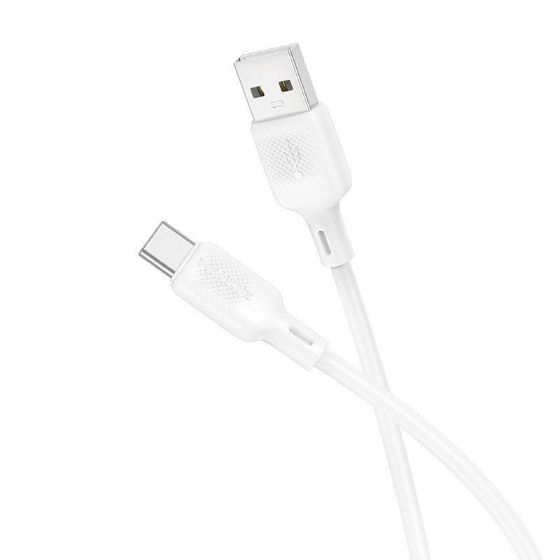 Дата-кабель Borofone BX113 USB-Type-C (3 А) 1 м, белый