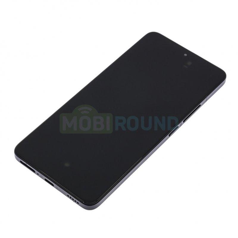 Дисплей для Xiaomi 14T Pro 5G (в сборе с тачскрином) в рамке, черный, 100%
