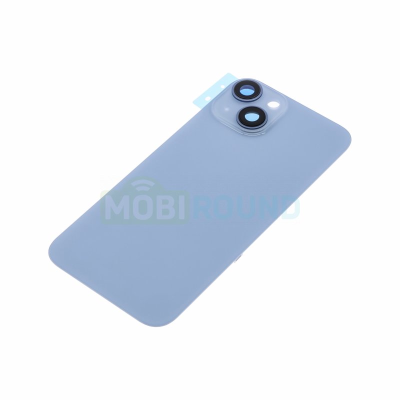 Задняя крышка для Apple iPhone 14 (в сборе со стеклом камеры) синий, AA