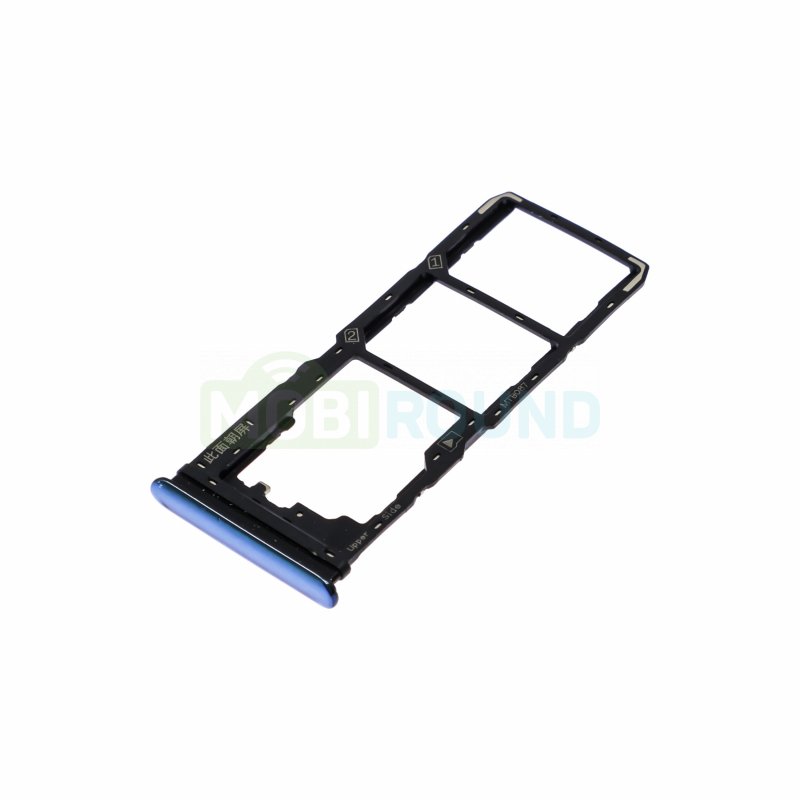 Держатель сим карты (SIM) для Vivo V20, синий