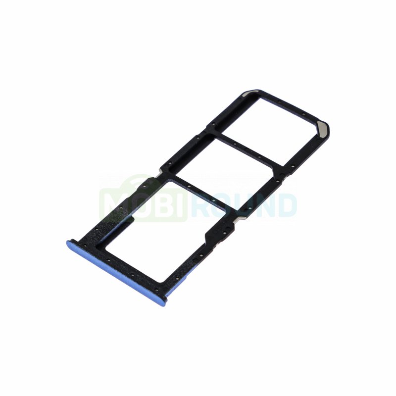 Держатель сим карты (SIM) для Realme 8 5G, синий