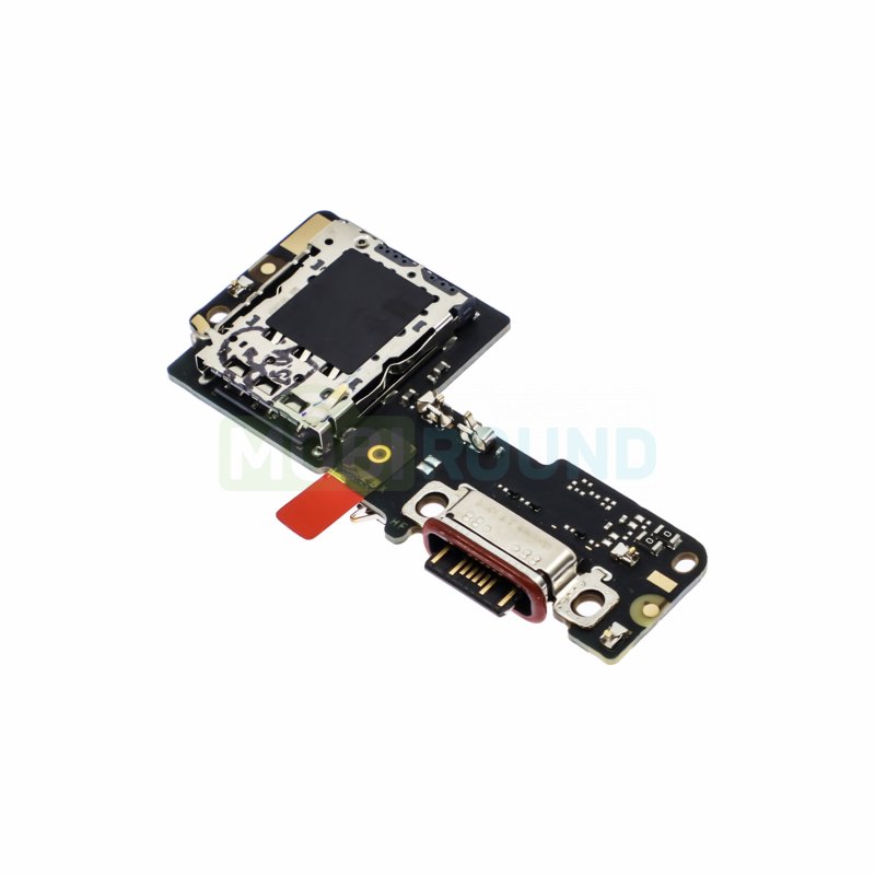 Шлейф для POCO X7 5G + разъем зарядки + разъем SIM + микрофон, AAA
