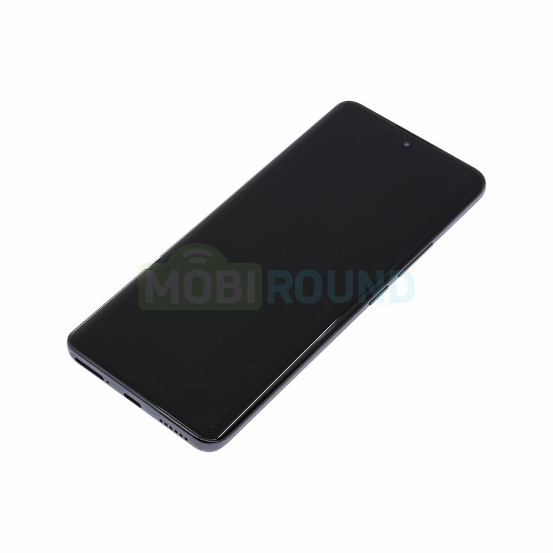Дисплей для POCO X7 5G / Xiaomi Redmi Note 14 Pro 5G (в сборе с тачскрином) в рамке, черный, 100%