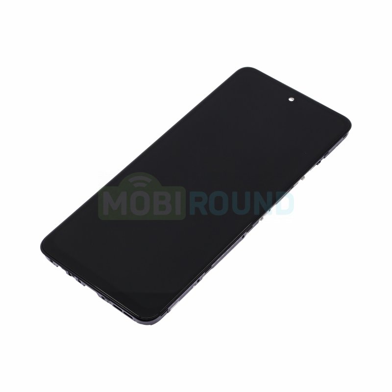 Дисплей для Realme 12 5G (в сборе с тачскрином) в рамке, черный