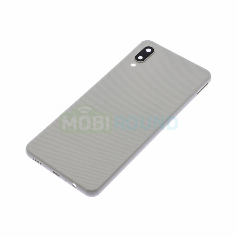 Задняя крышка для Samsung A022 Galaxy A02, серебро, AA