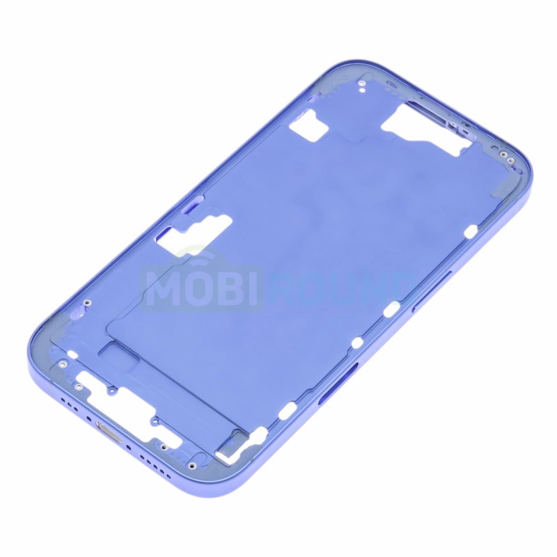 Средняя часть корпуса для Apple iPhone 16, синий