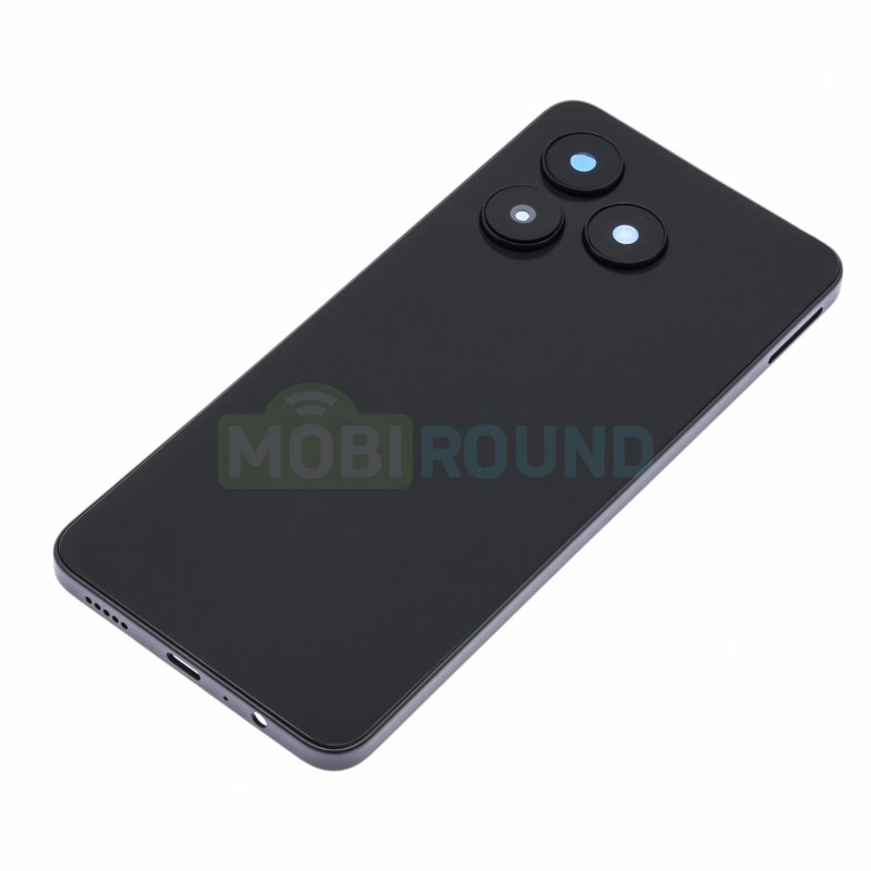 Задняя крышка для Honor X5c Plus 4G, черный, AAA