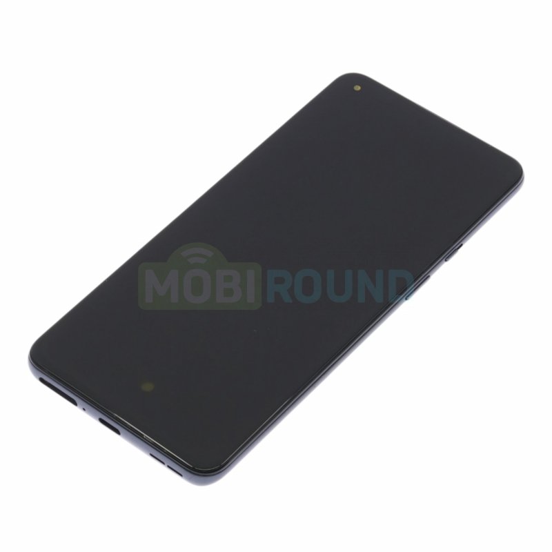 Дисплей для OnePlus 9 (в сборе с тачскрином) в рамке, черный, AAA