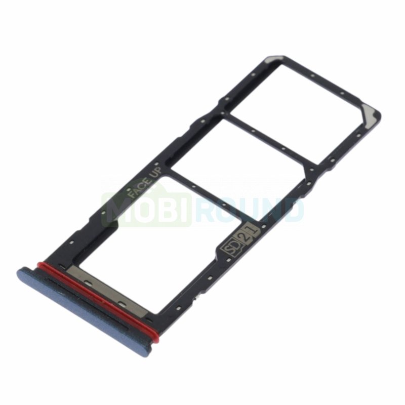 Держатель сим карты (SIM) для Motorola Moto G06 4G, черный