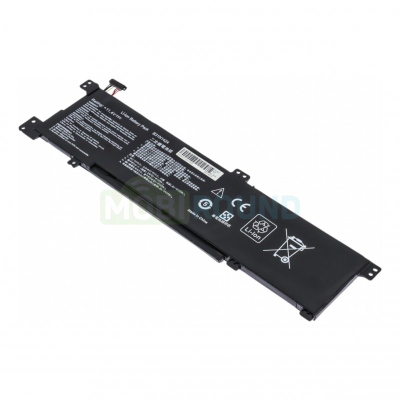 Аккумулятор для ноутбука Asus K401L (B31N1424) 11.4 В, 4110 мАч