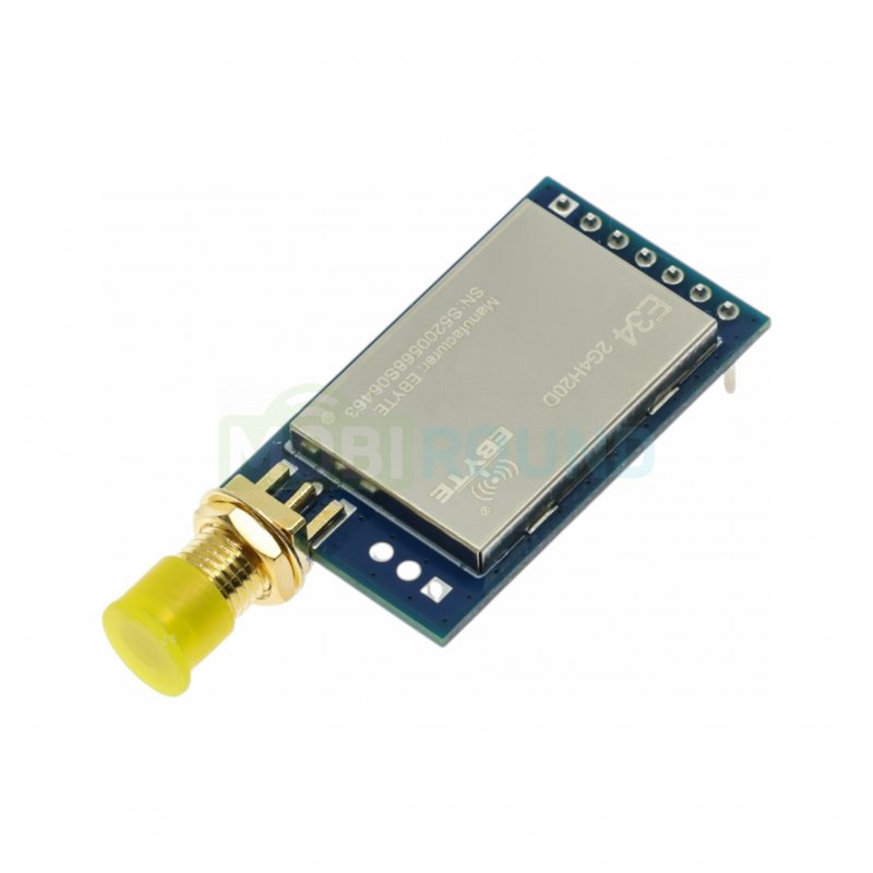 Модуль Hi-Link EBYTE nRF24L01 цифрового трансивера с UART интерфейсом F-2.4-2.518 ГГц U-5 В 27 dBm SMA-K (0.5 мВт) (E34-2G4H27D)