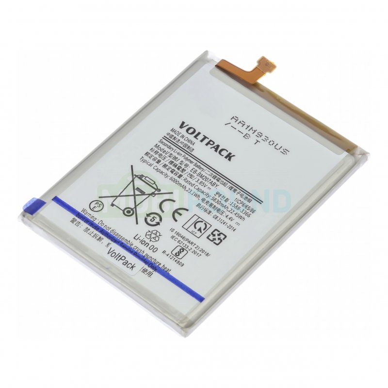 Аккумулятор VoltPack для Samsung M127 Galaxy M12 / M315 Galaxy M31 / M215 Galaxy M21 и др. (EB-BM207ABY) 6000 мАч