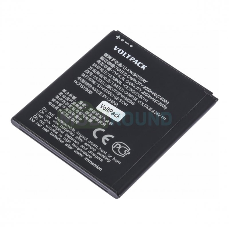 Аккумулятор VoltPack для ZTE Blade L8 / Blade A3 (2019) (Li3820T43P4h695945) 2000 мАч