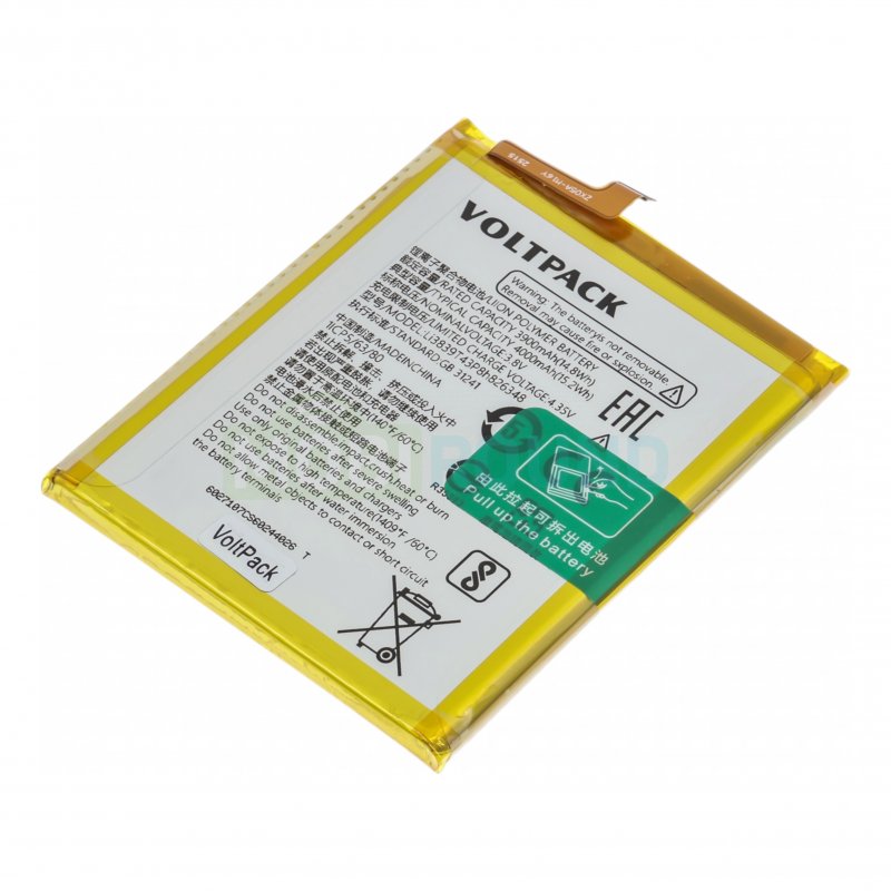 Аккумулятор VoltPack для ZTE Blade A7s (2020) Blade A7 (2020) (Li3839T43P8h826348) 4000 мАч