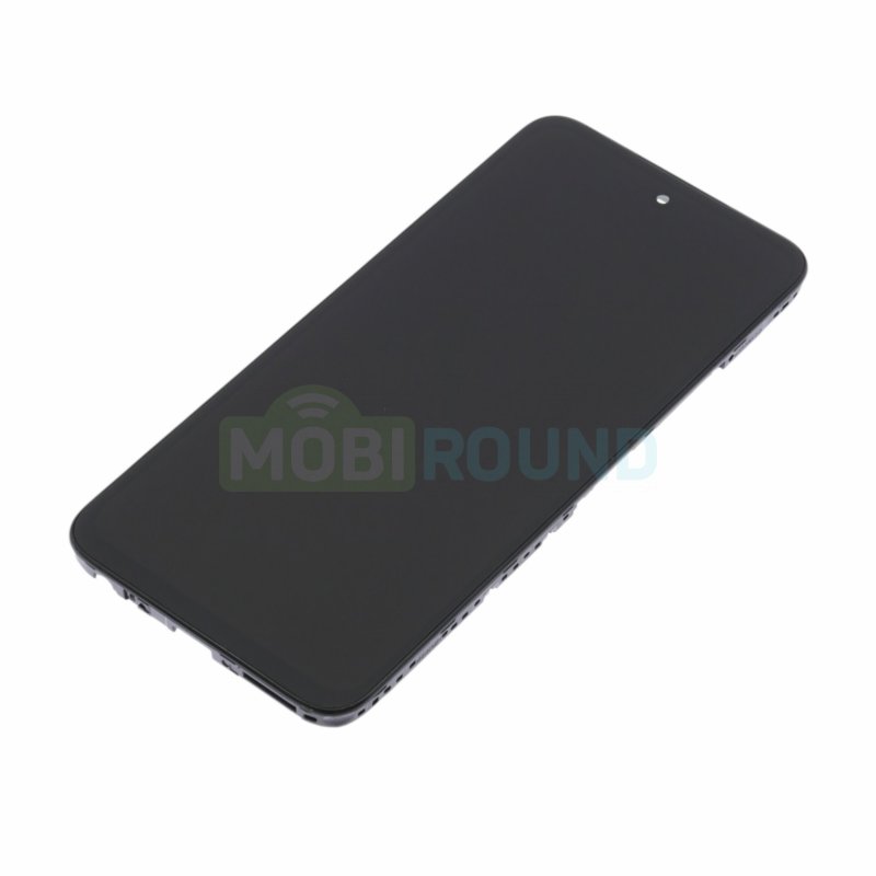 Дисплей для Infinix Smart 10 4G (в сборе с тачскрином) в рамке, черный, AA