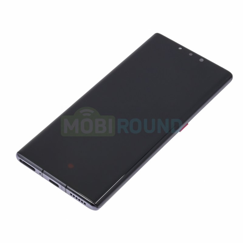 Дисплей для Huawei Mate 30 Pro 4G (LIO-L09) (в сборе с тачскрином) в рамке, черный, 100%