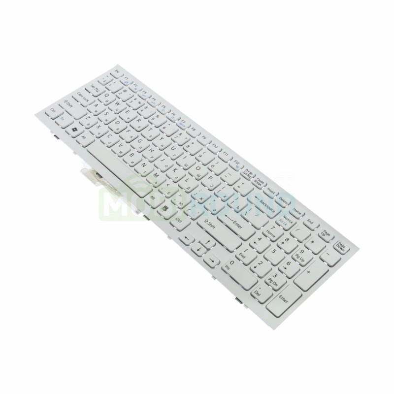Клавиатура для ноутбука Sony Vaio VPC-EH + рамка, белый