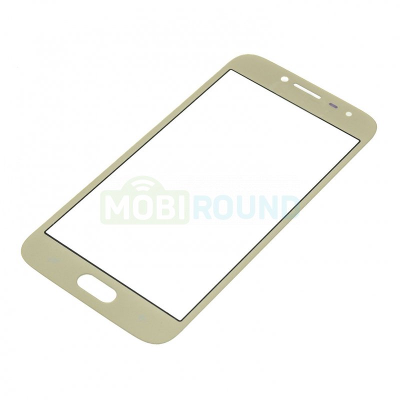 Стекло модуля для Samsung J250 Galaxy J2 (2018) золото, AA