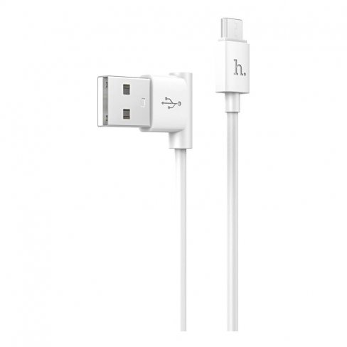 Дата-кабель Hoco UPM10 USB-MicroUSB, 1.2 м (белый)