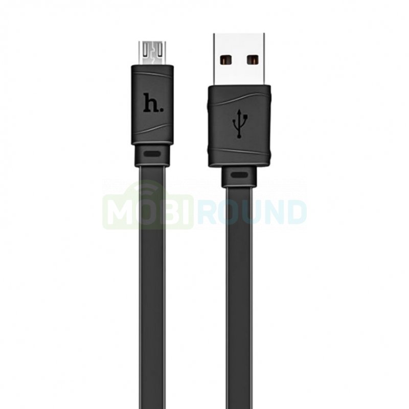 Дата-кабель Hoco X5 USB-MicroUSB, 1 м, черный