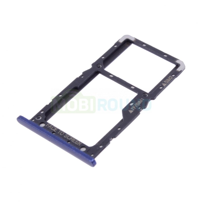 Держатель сим карты (SIM) для POCO F1 4G, синий