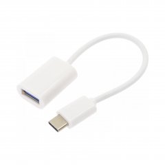 Кабель OTG Walker USB-Type-C, 0.15 м (белый)